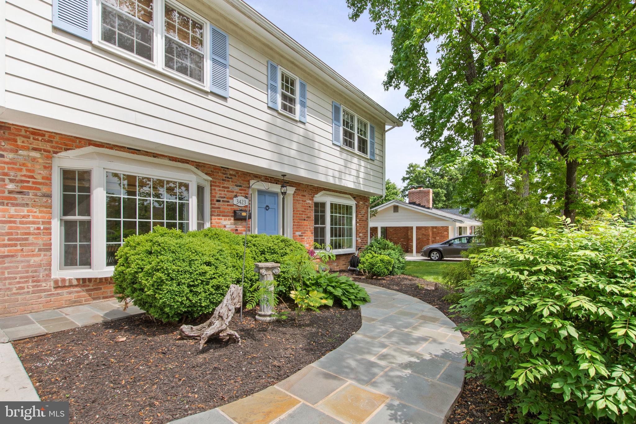 3423 Ramsgate Terrace Alexandria, VA 22309 - Photo 4 of 45 Lovely Slate Walkway