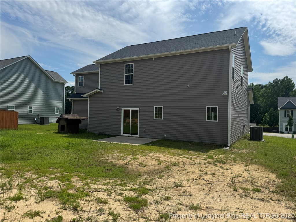 185 Ledgebrook Lane Raeford, NC 28376 - Photo 32 of 32 a view of a backyard of the house