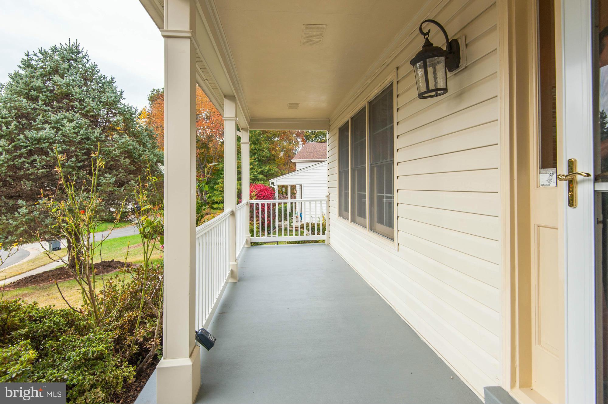 8700 Shadowlake Way Springfield, VA 22153 - Photo 3 of 30 Great Porch to Watch Sunsets