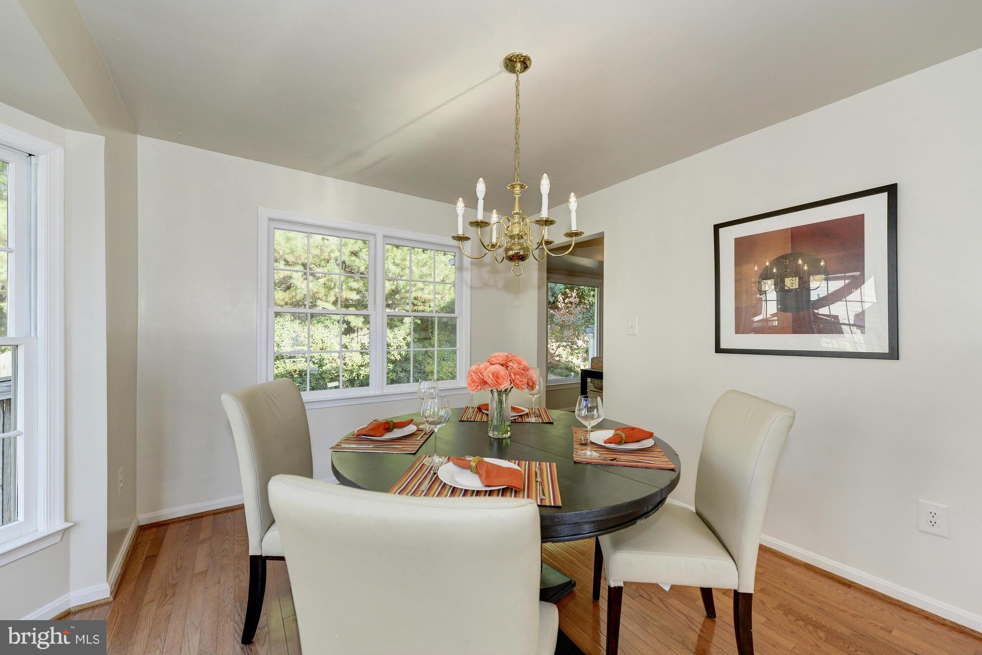 8700 Shadowlake Way Springfield, VA 22153 - Photo 9 of 30 Dining Room Adjacent to Kitchen