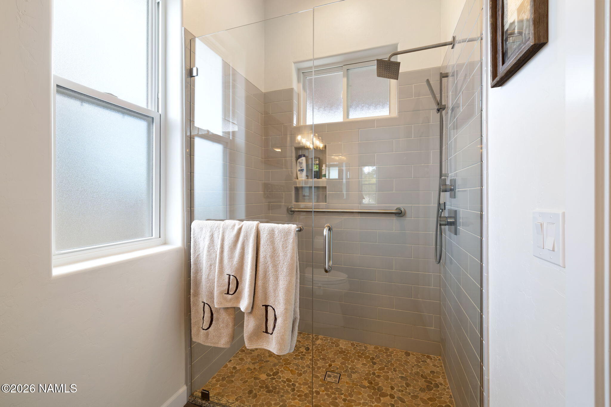 2557 Lazy E Road Williams, AZ 86046 - Photo 21 of 51 a bathroom with a shower and a sink