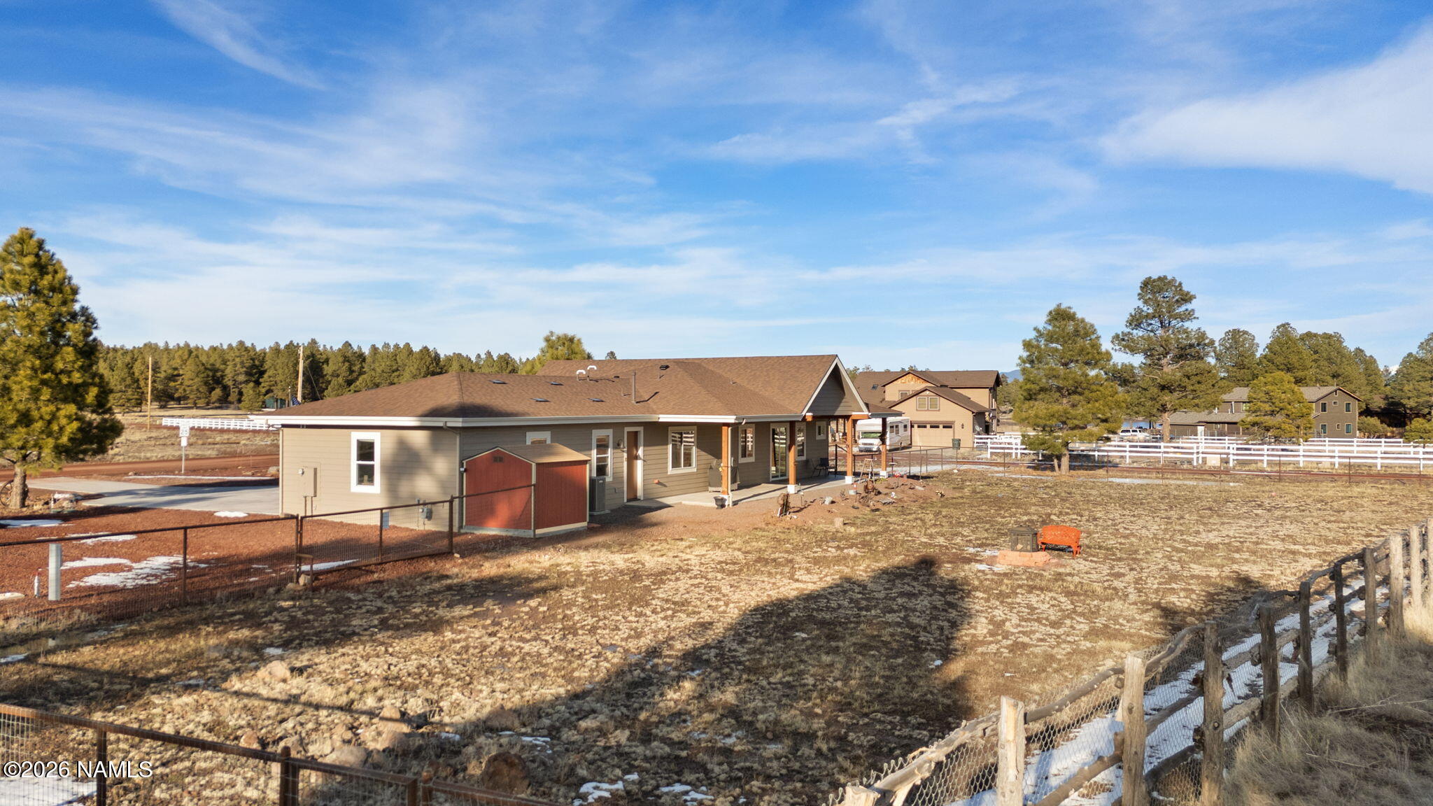 2557 Lazy E Road Williams, AZ 86046 - Photo 35 of 51 a view of a house with a yard