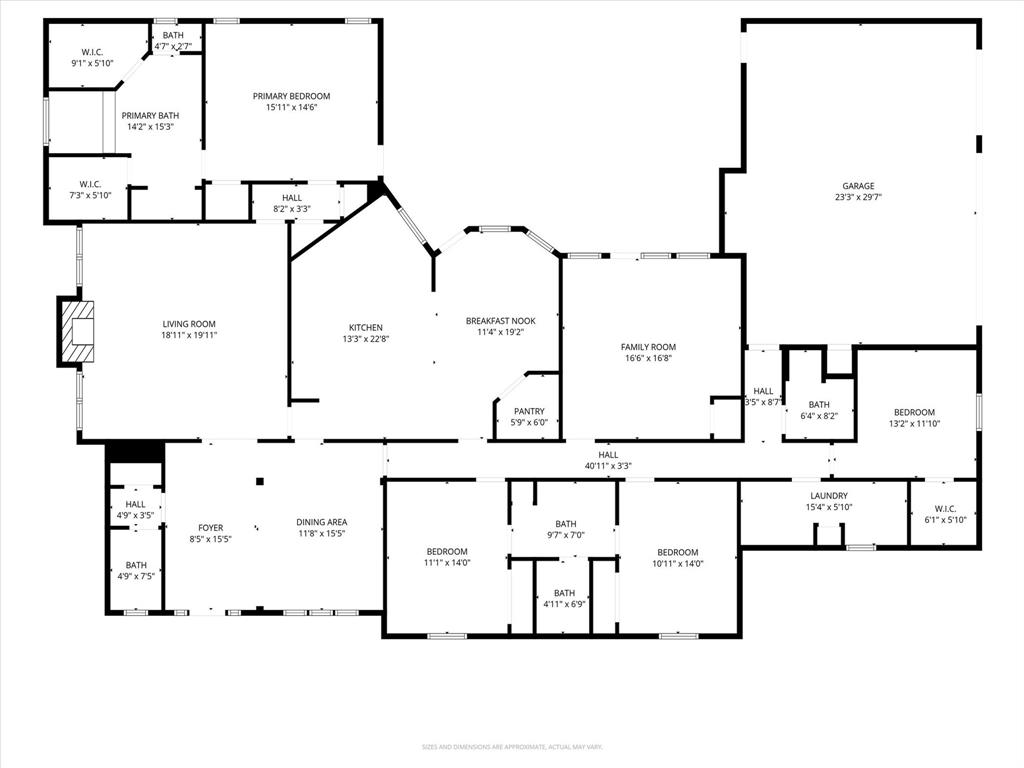1408 West Cleburne Road Crowley, TX 76036 - Photo 8 of 40 a picture of floor plan