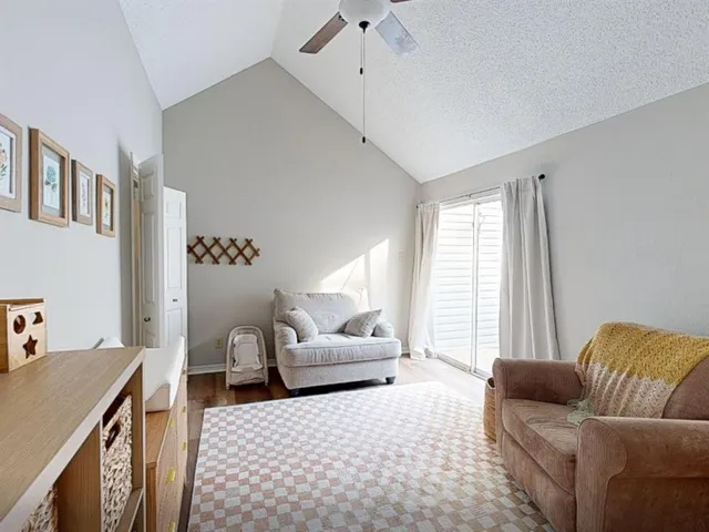 a bedroom with furniture and a couch