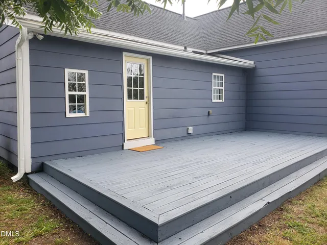 a view of a roof deck