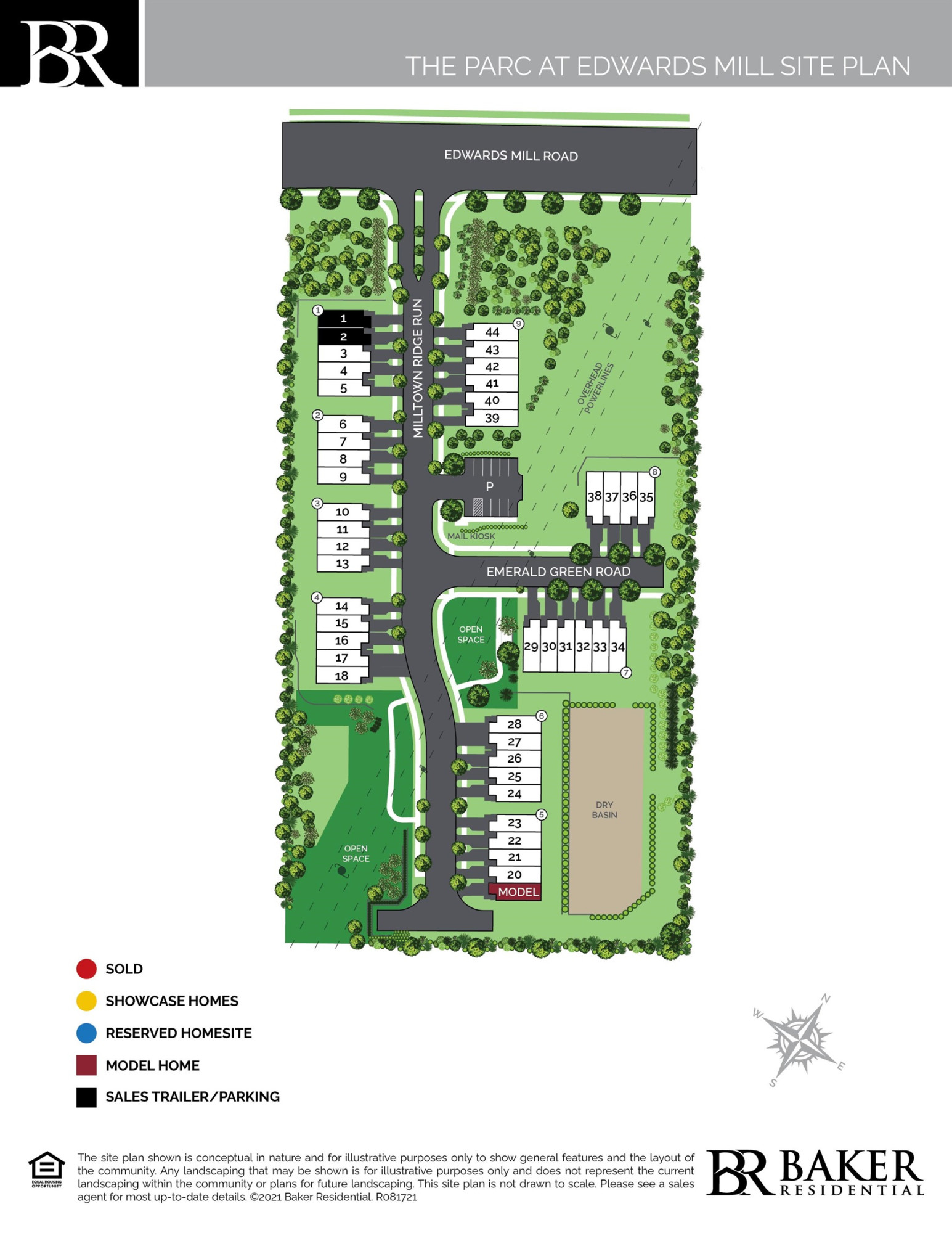 3921 Milltown Ridge Run Raleigh, NC 27612 - Photo 16 of 17 Boutique community with a total of 44 homes. This home is on lot 5 Site Map