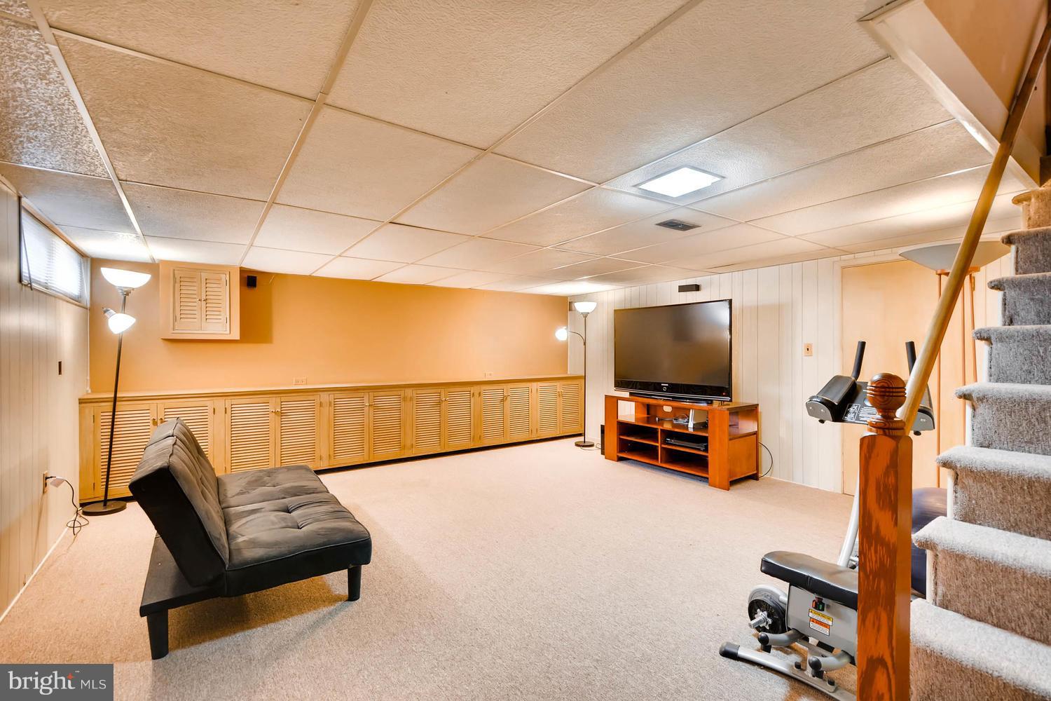 8417 Greenway Road Towson, MD 21286 - Photo 24 of 30 FAMILY ROOM HAS WALL-TO-WALL CARPETING