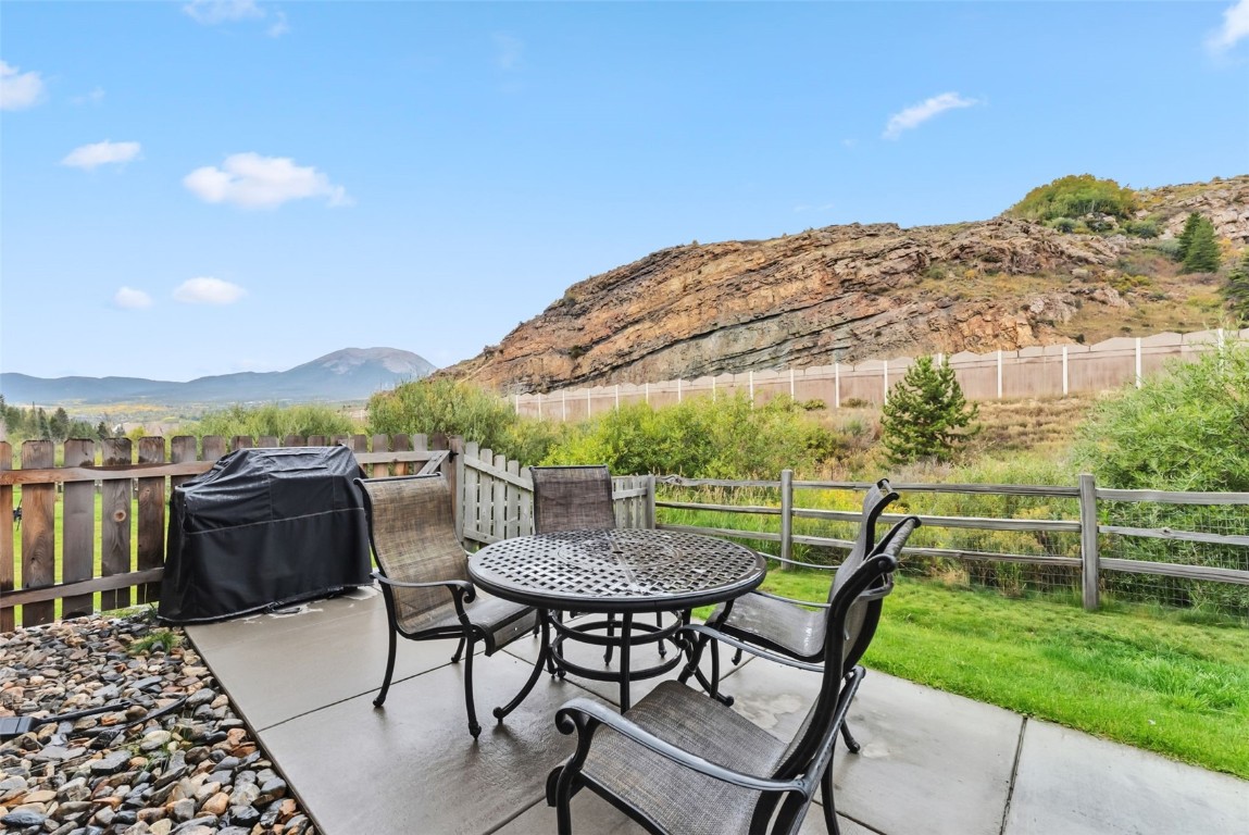83 Ermine Road, Unit 3A Dillon, CO 80435 - Photo 29 of 33 a view of a chairs and table in the terrace