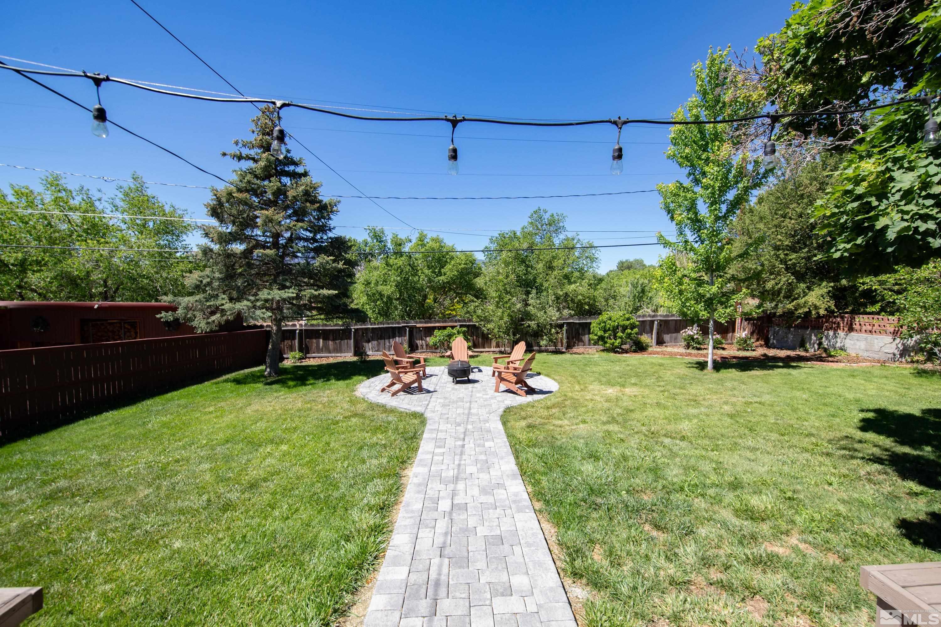 1575 Wesley Drive Reno, NV 89503 - Photo 31 of 40 a view of a backyard with sitting area