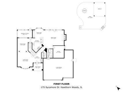 $875,000 | 175 Sycamore Drive, Hawthorn Woods, IL 60047