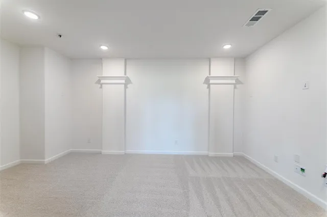 a view of empty room