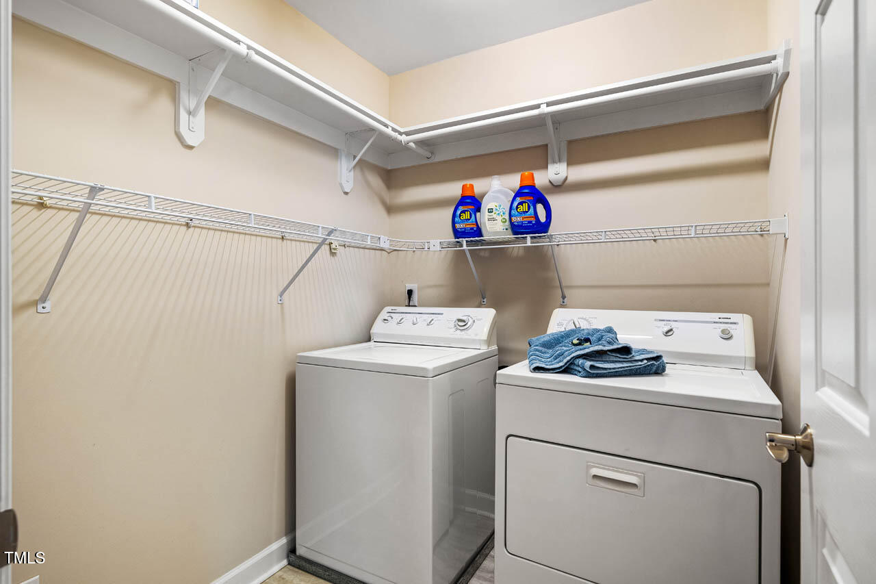 5515 South Roxboro Street, Unit 4 Durham, NC 27713 - Photo 30 of 34 a utility room with dryer and washer