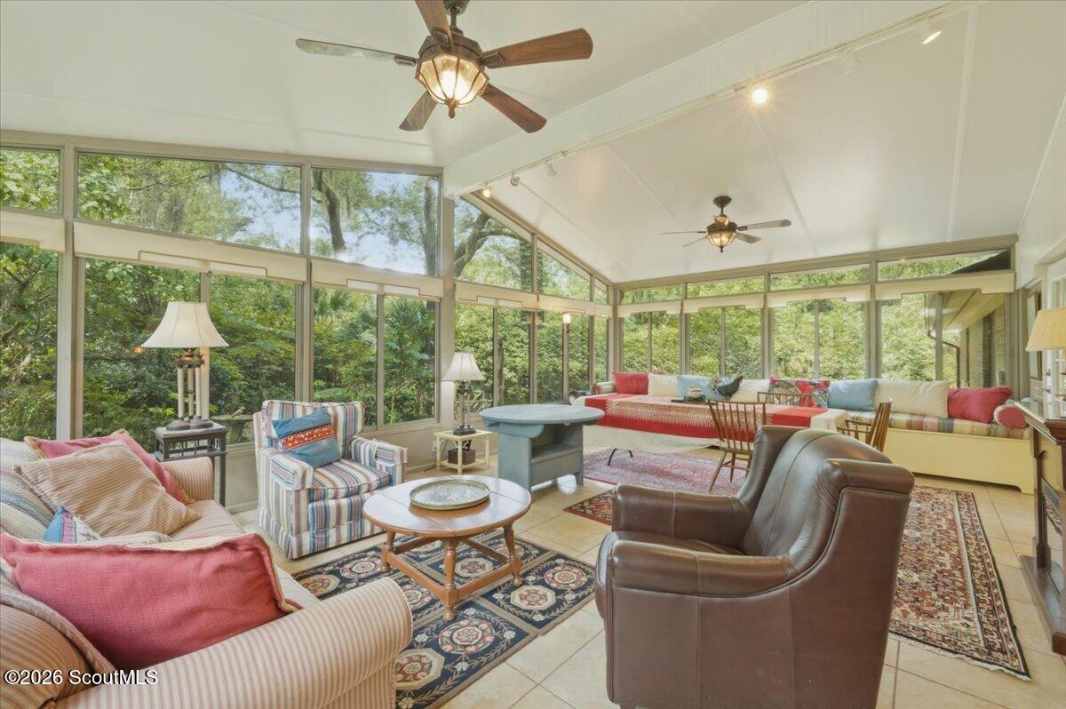 554 Old Plantation Road Jekyll Island, GA 31527 - Photo 36 of 58 Sunroom overlooking the backyard