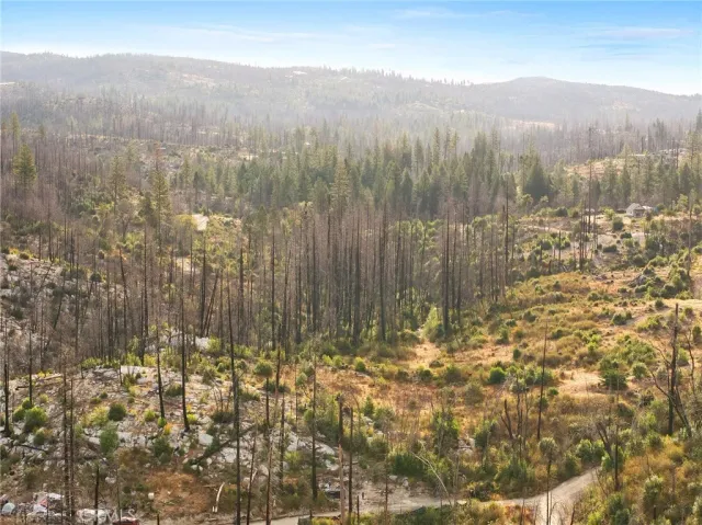 a view of a city and mountains