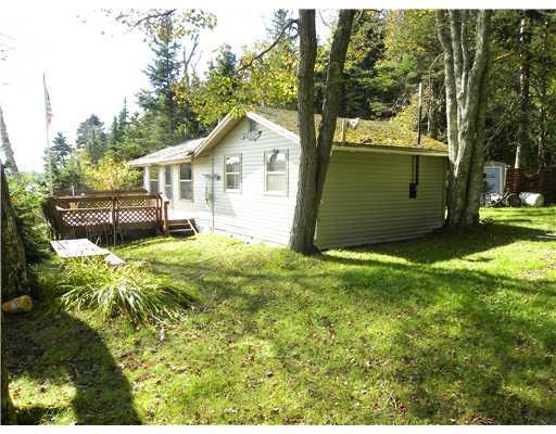 186 Atlantic Quarry Road Spruce Head, ME 04859 - Photo 2 of 17 Exterior Front. Ocean-Side of Camp