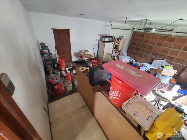 a bed room with a bed and a desk