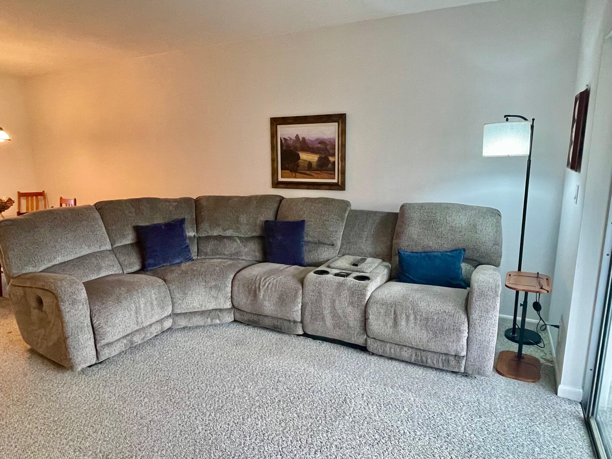 117 Lake Terrace, Unit F208 Boynton Beach, FL 33426 - Photo 9 of 30 a living room with furniture and a couch