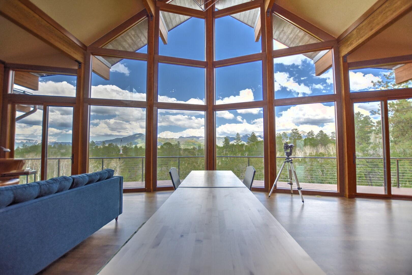 10 Valley View Road Ridgway, CO 81432 - Photo 6 of 33 a view of a city from a balcony