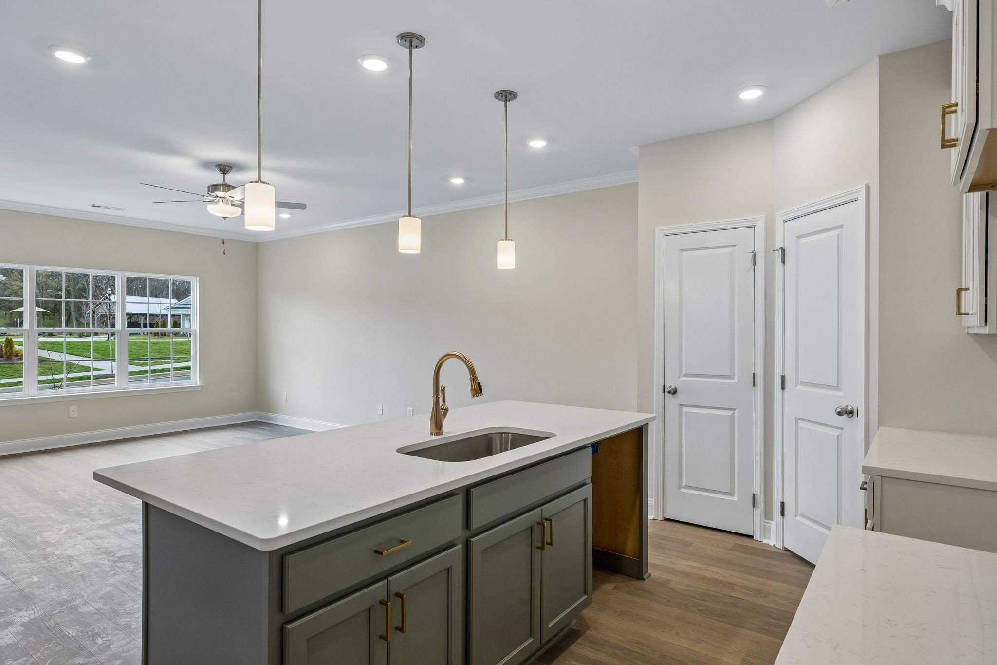 3215 Tasker Drive Antioch, TN 37013 - Photo 17 of 53 a bathroom with a sink a light fixture and a shower