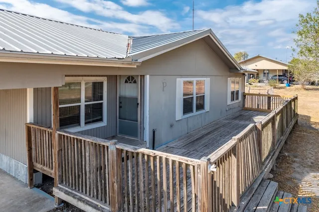 a view of a house with wooden floor