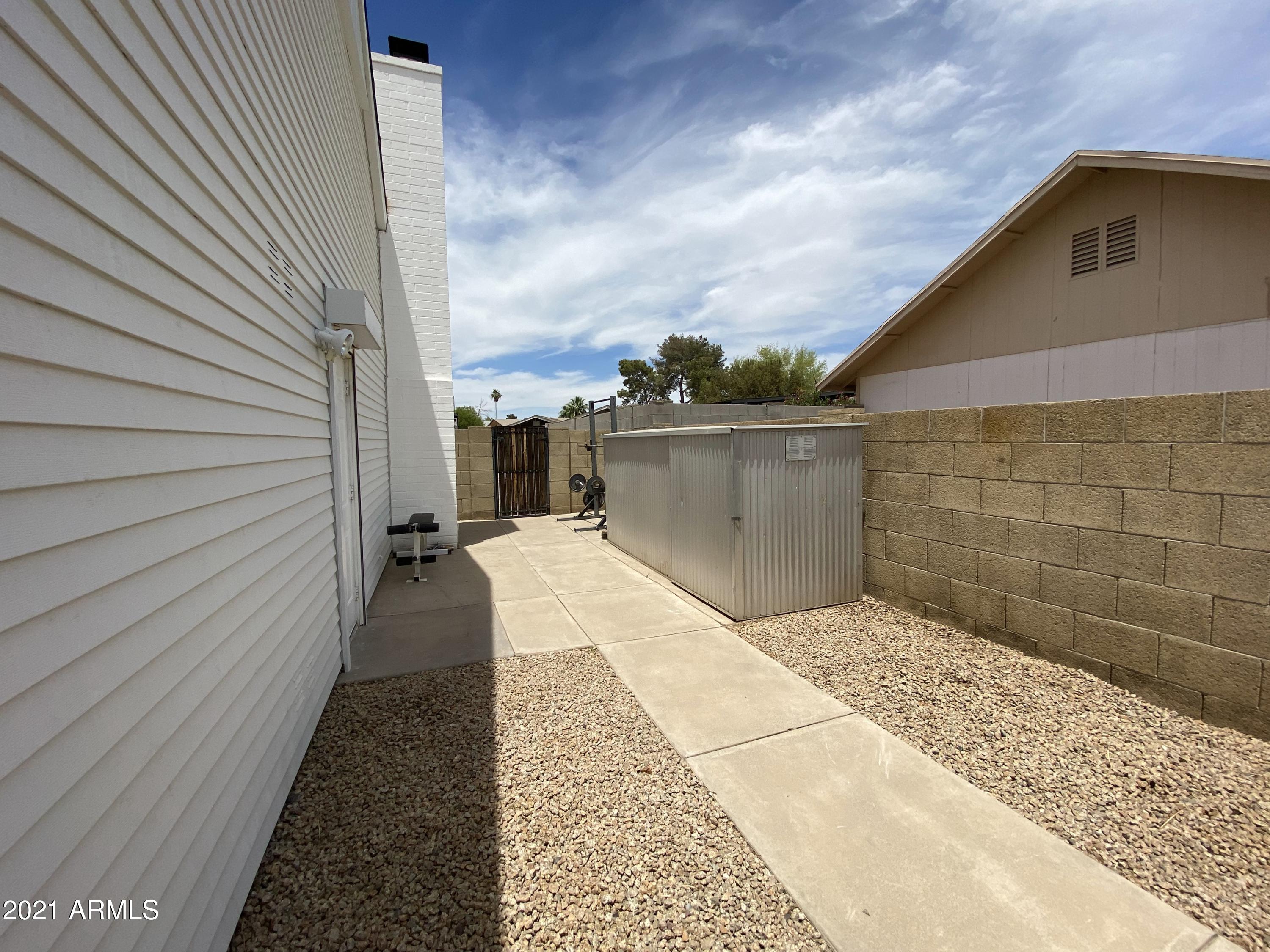 4408 West Redfield Road Glendale, AZ 85306 - Photo 26 of 26 Side Yard Storage Area 2