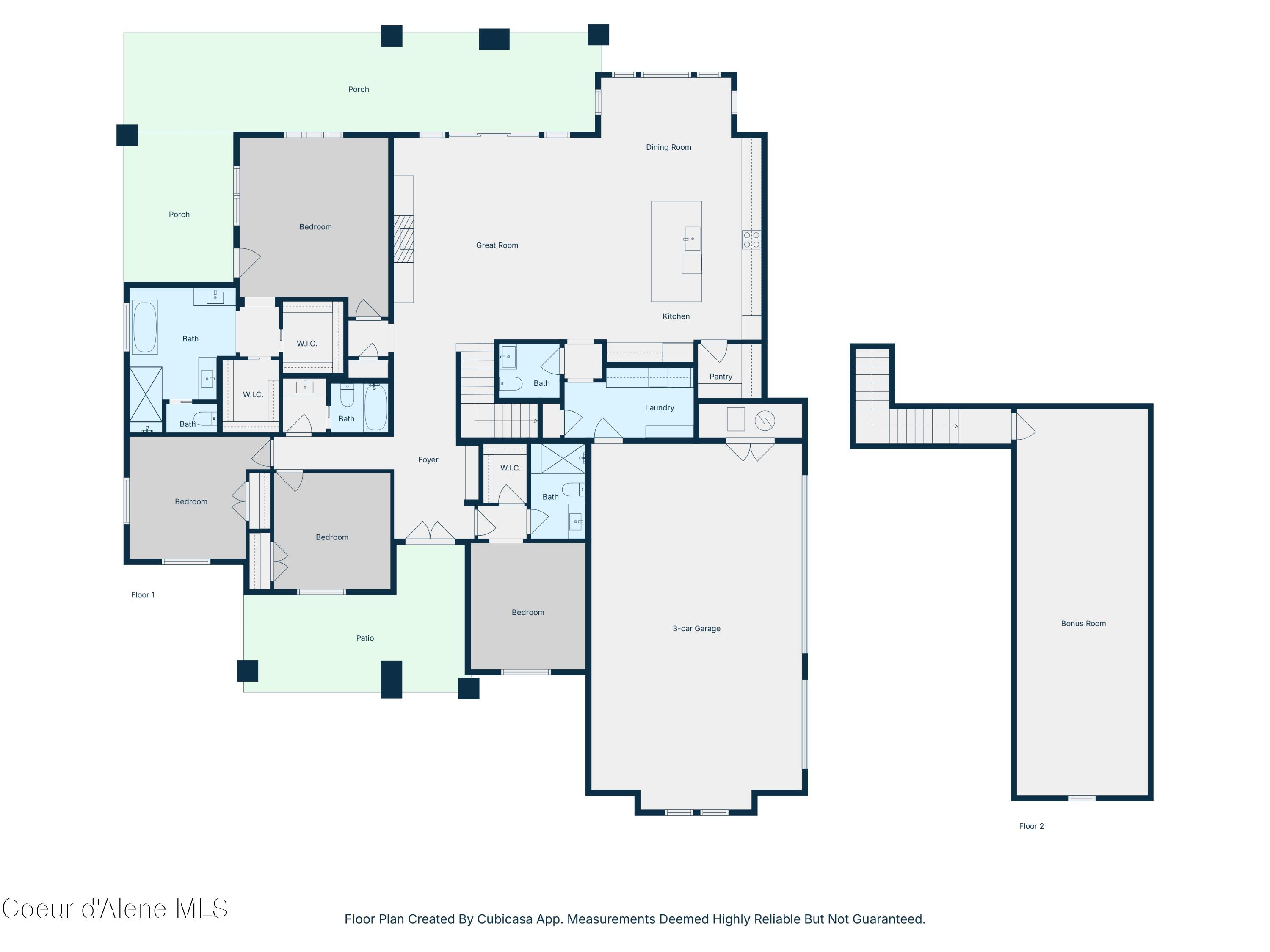4 Ellington Court Rathdrum, ID 83858 - Photo 18 of 18 3147 floorplan