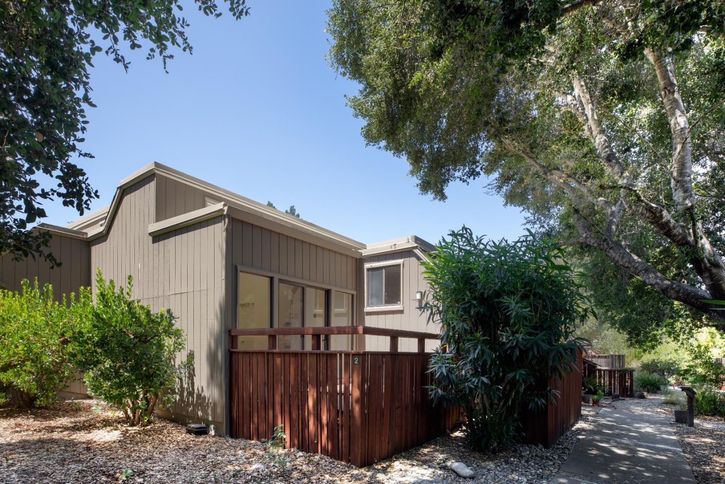 2 Farm Road Los Altos, CA 94024 - Photo 22 of 23 a view of a house with wooden fence and plants