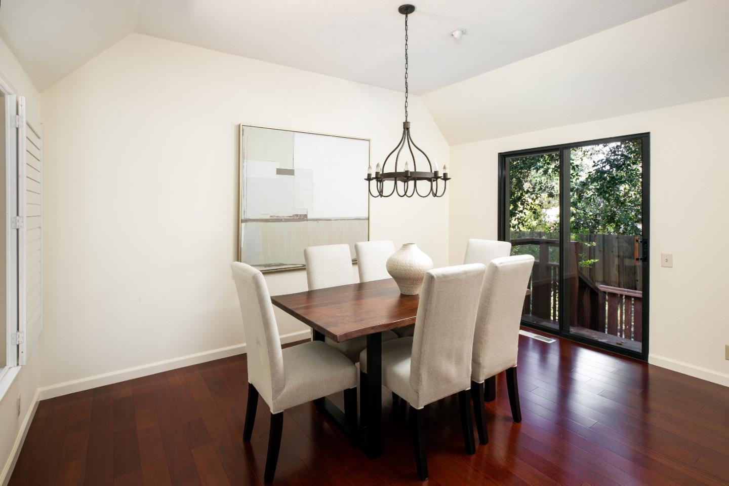 2 Farm Road Los Altos, CA 94024 - Photo 4 of 23 a view of a dining room with furniture window and wooden floor