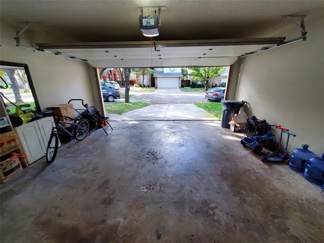 a view of a door with wooden walls