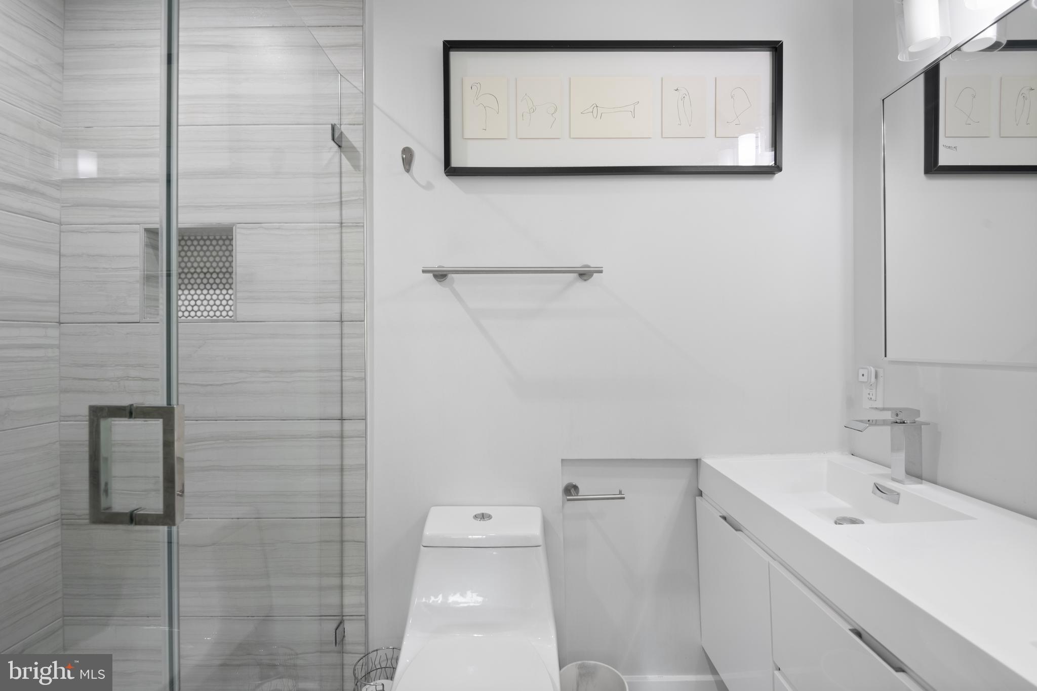 6303 9th Street Northwest Washington, DC 20011 - Photo 22 of 45 a view of bathroom with shower