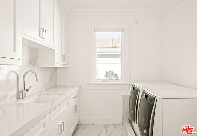 a view of backyard with swimming pool