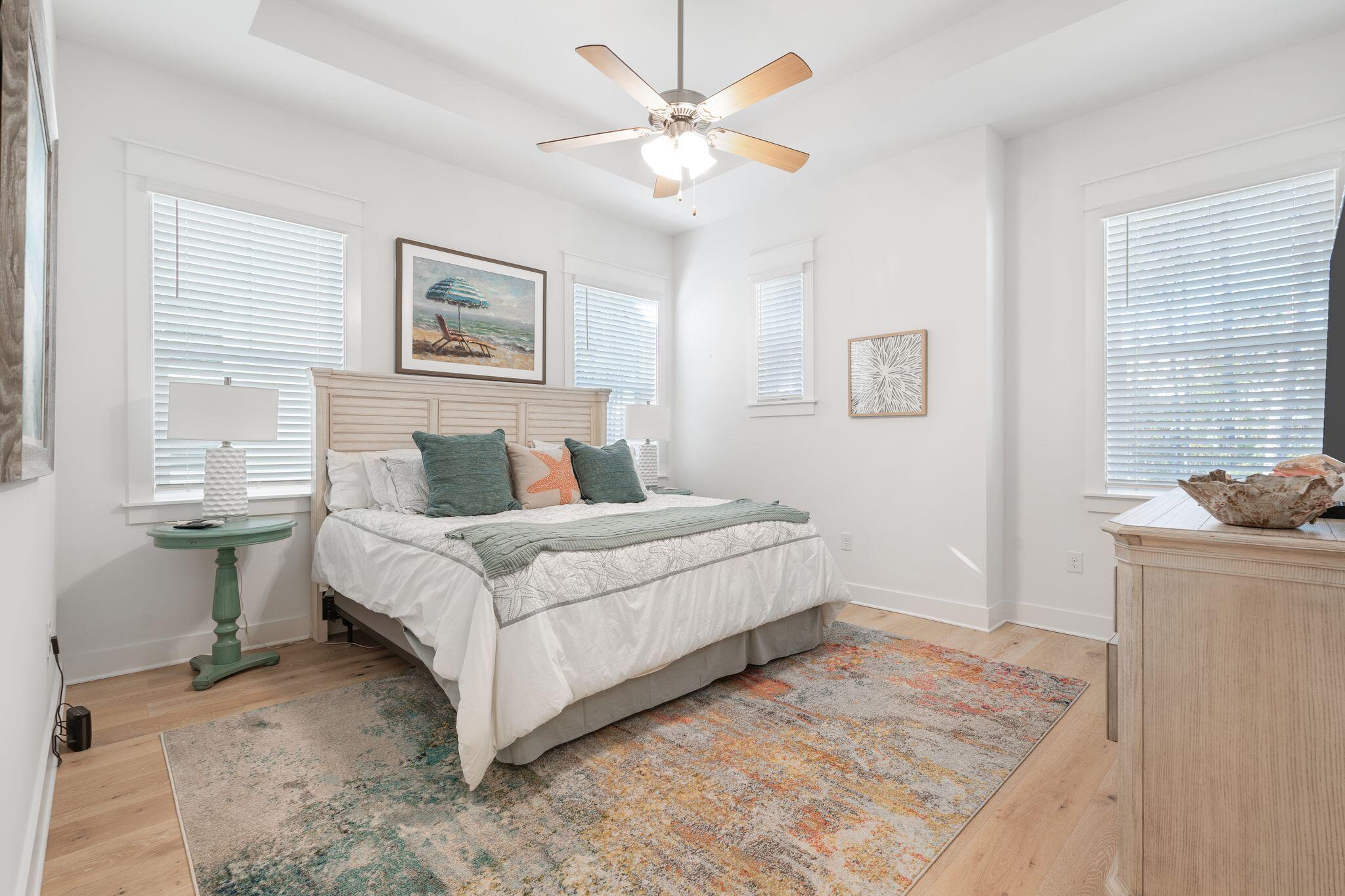 111 Pine Lands Loop East, Unit A Inlet Beach, FL 32461 - Photo 26 of 54 a bedroom with a bed and a window