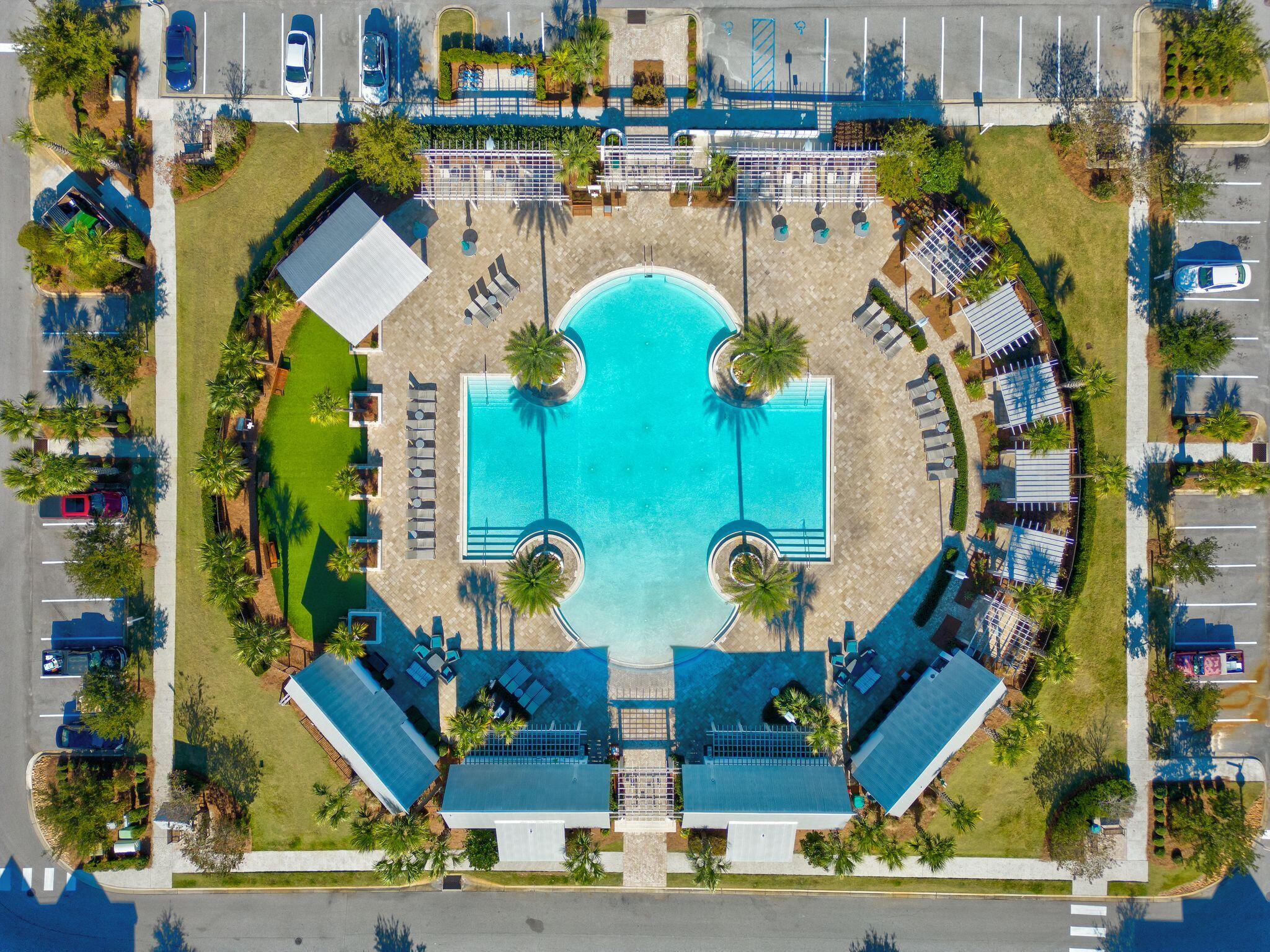 111 Pine Lands Loop East, Unit A Inlet Beach, FL 32461 - Photo 44 of 54 a view of multiple houses with outdoor space
