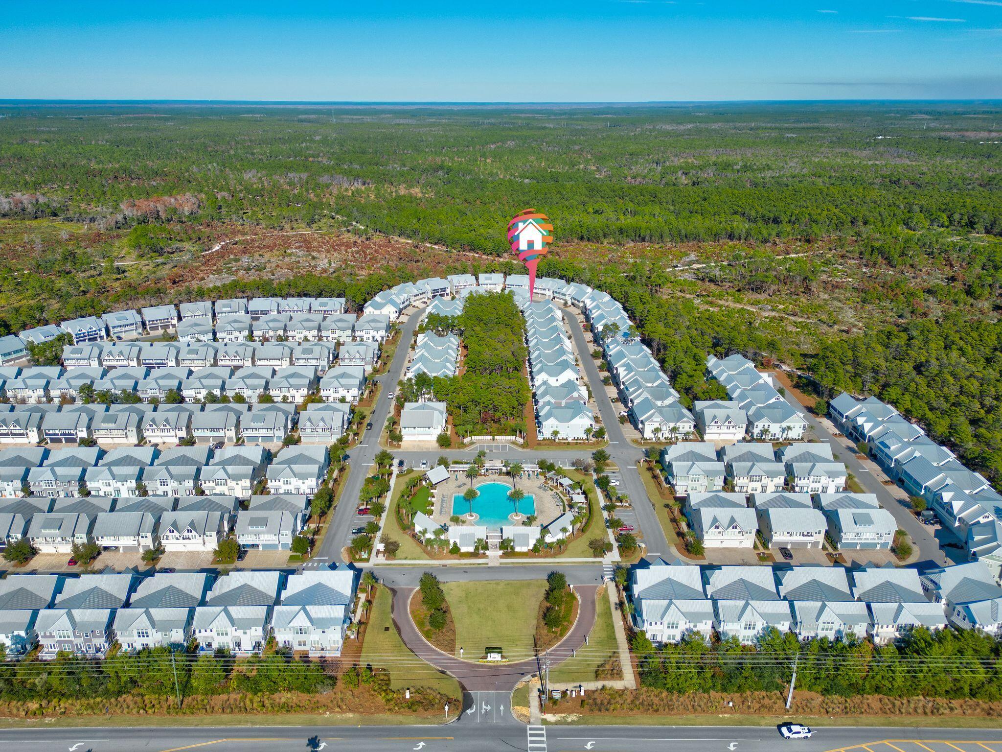 111 Pine Lands Loop East, Unit A Inlet Beach, FL 32461 - Photo 47 of 54 a view of a city