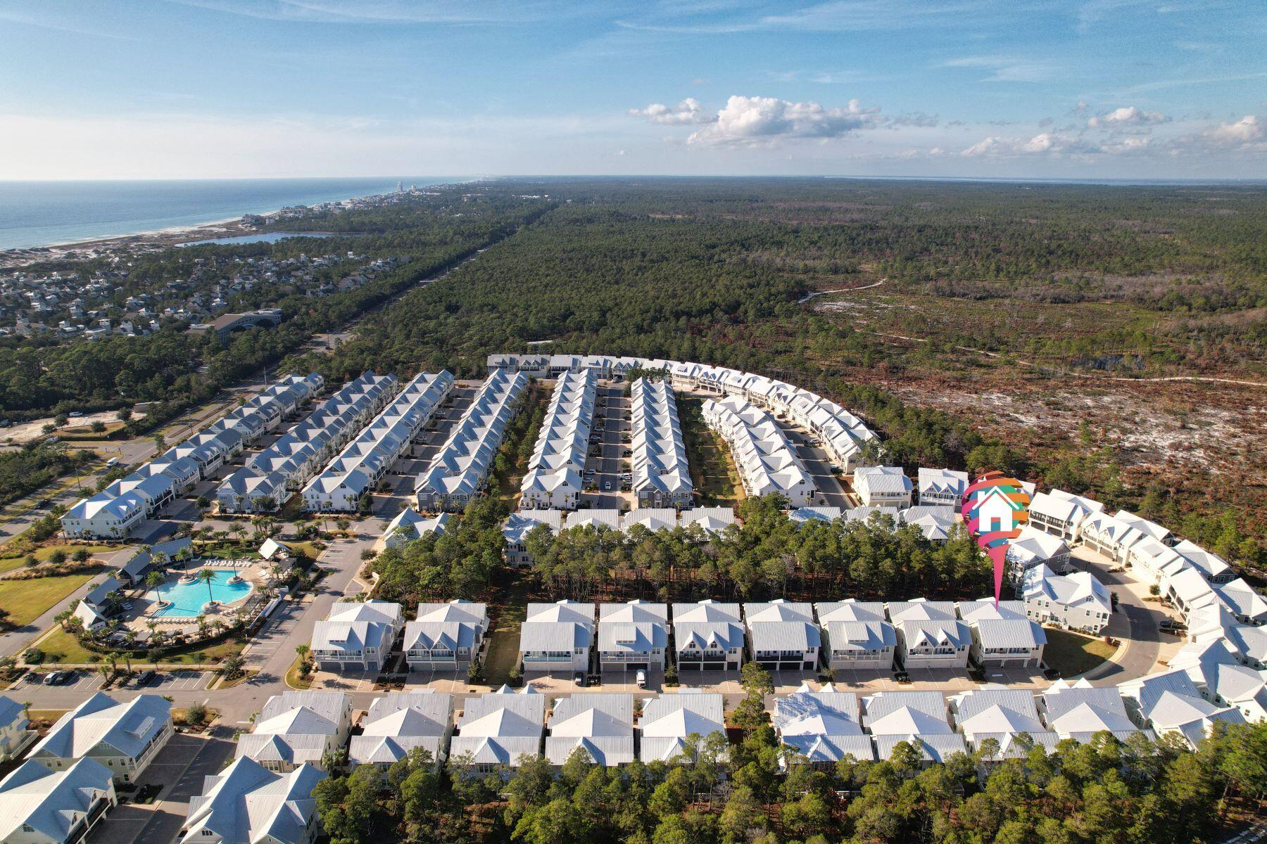 111 Pine Lands Loop East, Unit A Inlet Beach, FL 32461 - Photo 54 of 54 a view of a yard