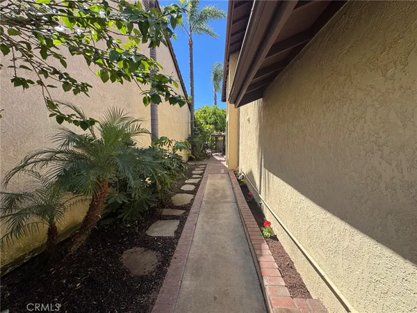 a view of a sign in a yard