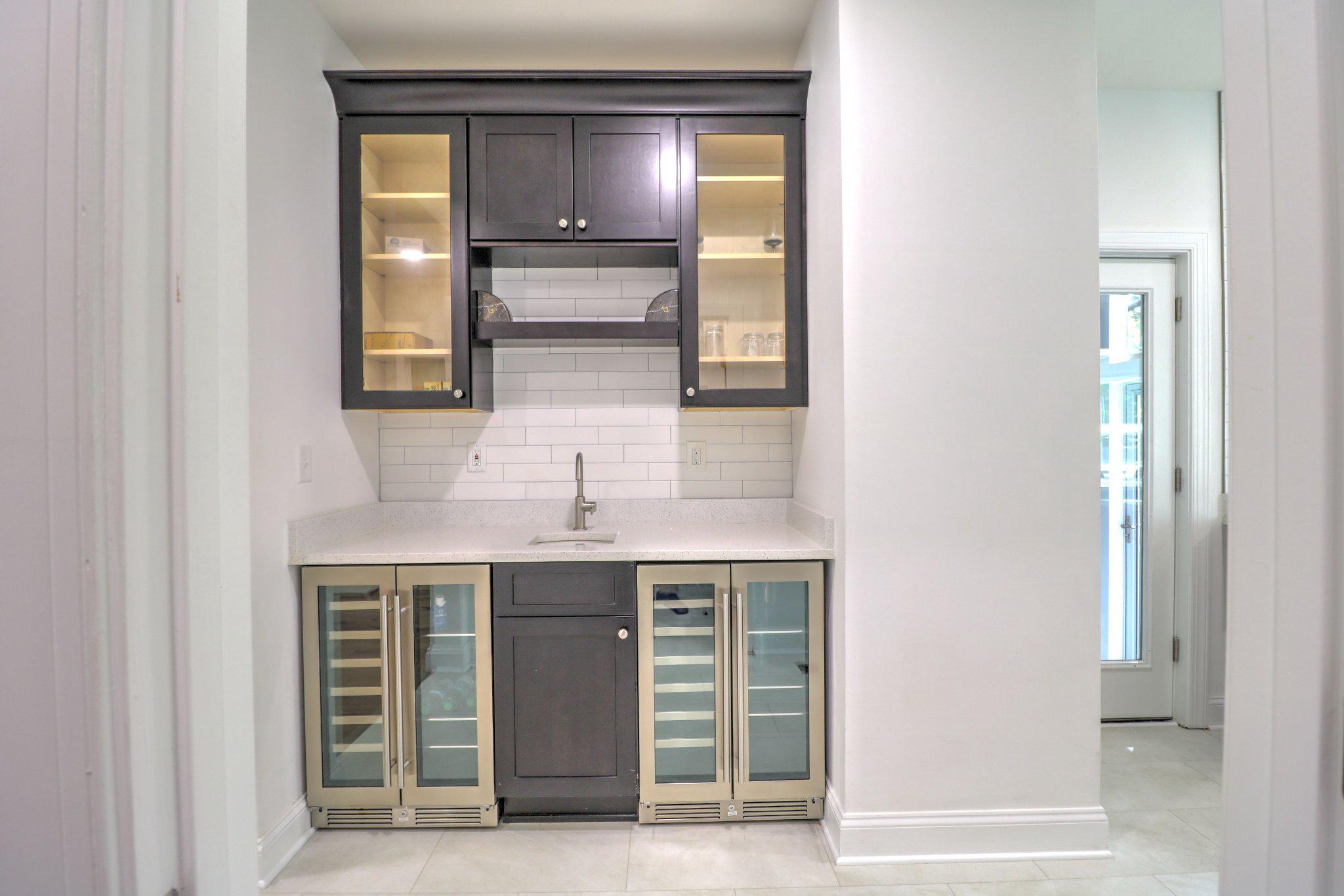 1227 Cross Road Annapolis, MD 21403 - Photo 20 of 75 Elegant wet bar with modern finishes.