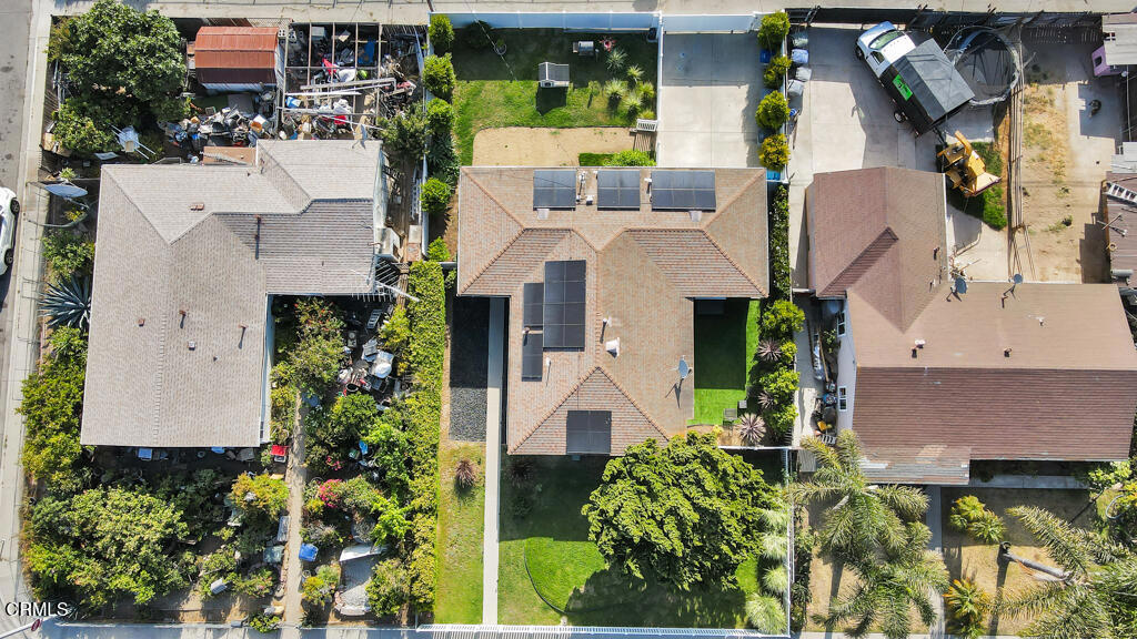 3151 Fournier Street Oxnard, CA 93033 - Photo 28 of 40 an aerial view of a house with a garden and plants