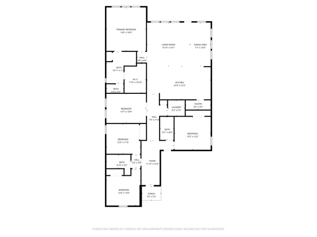 a picture of a floor plan