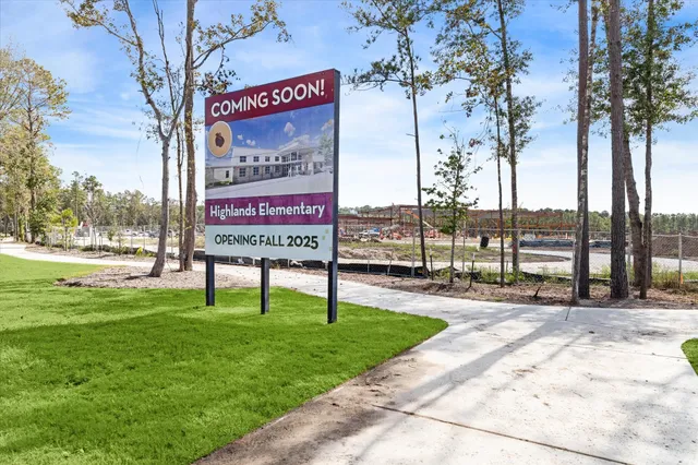 a sign on the side of the road