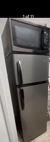 a close view of washer and dryer