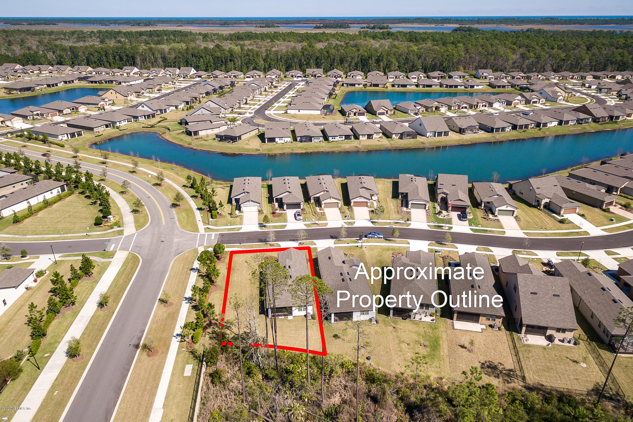 28 Forest Spring Drive Ponte Vedra, FL 32081 - Photo 3 of 34 Aerial Back View of Property