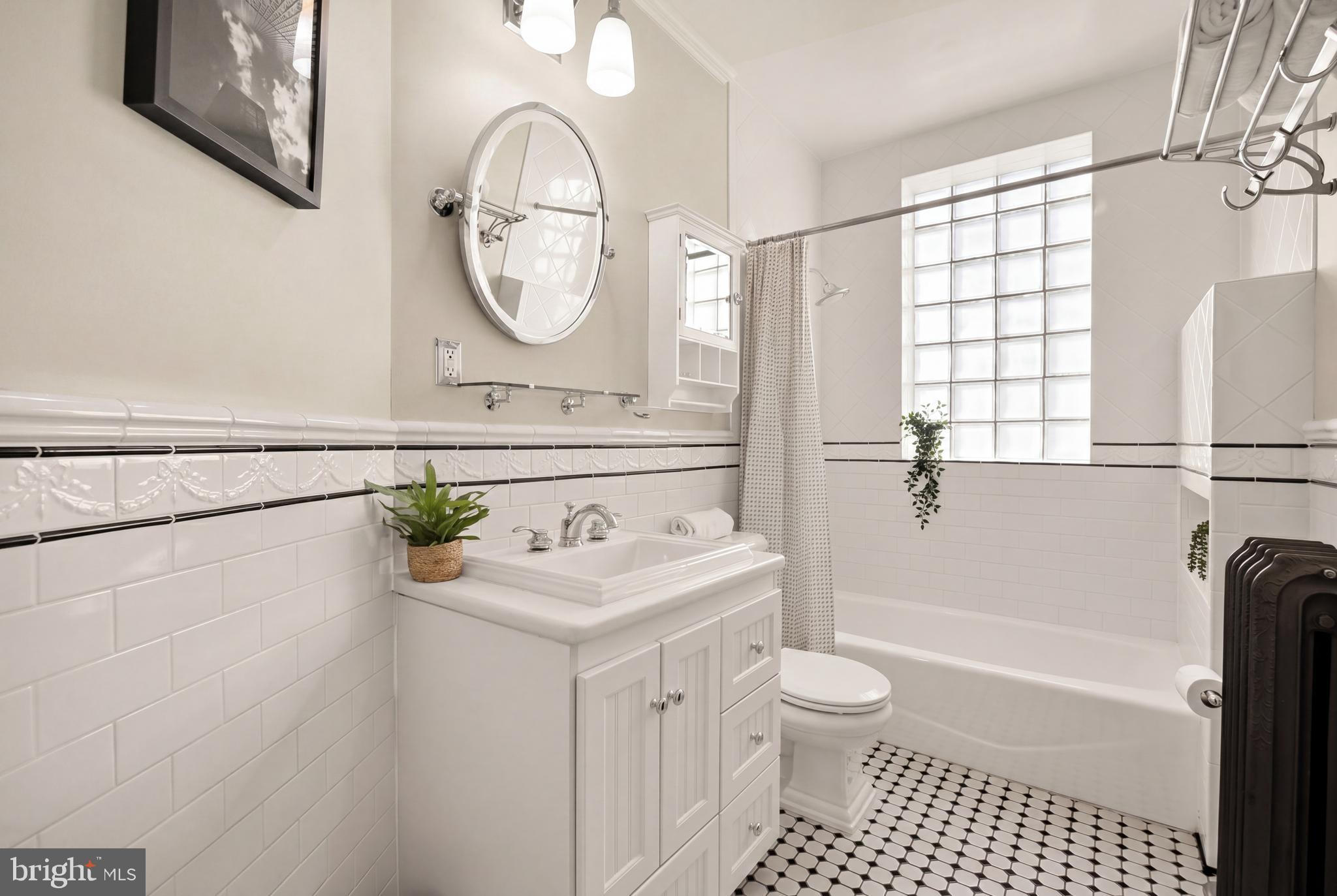 1834 Park Road Northwest Washington, DC 20010 - Photo 39 of 67 Classic hall bathroom