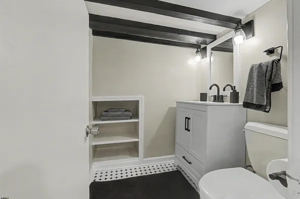 a door with white walls