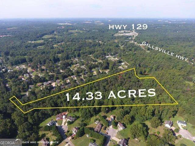 a view of a city sign