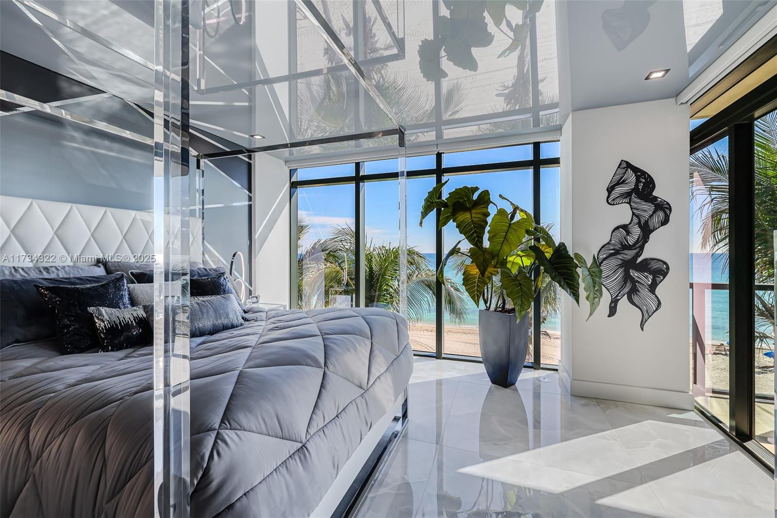 2205 South Surf Road, Unit 4A Hollywood, FL 33019 - Photo 11 of 71 a view of a living room and a potted plant