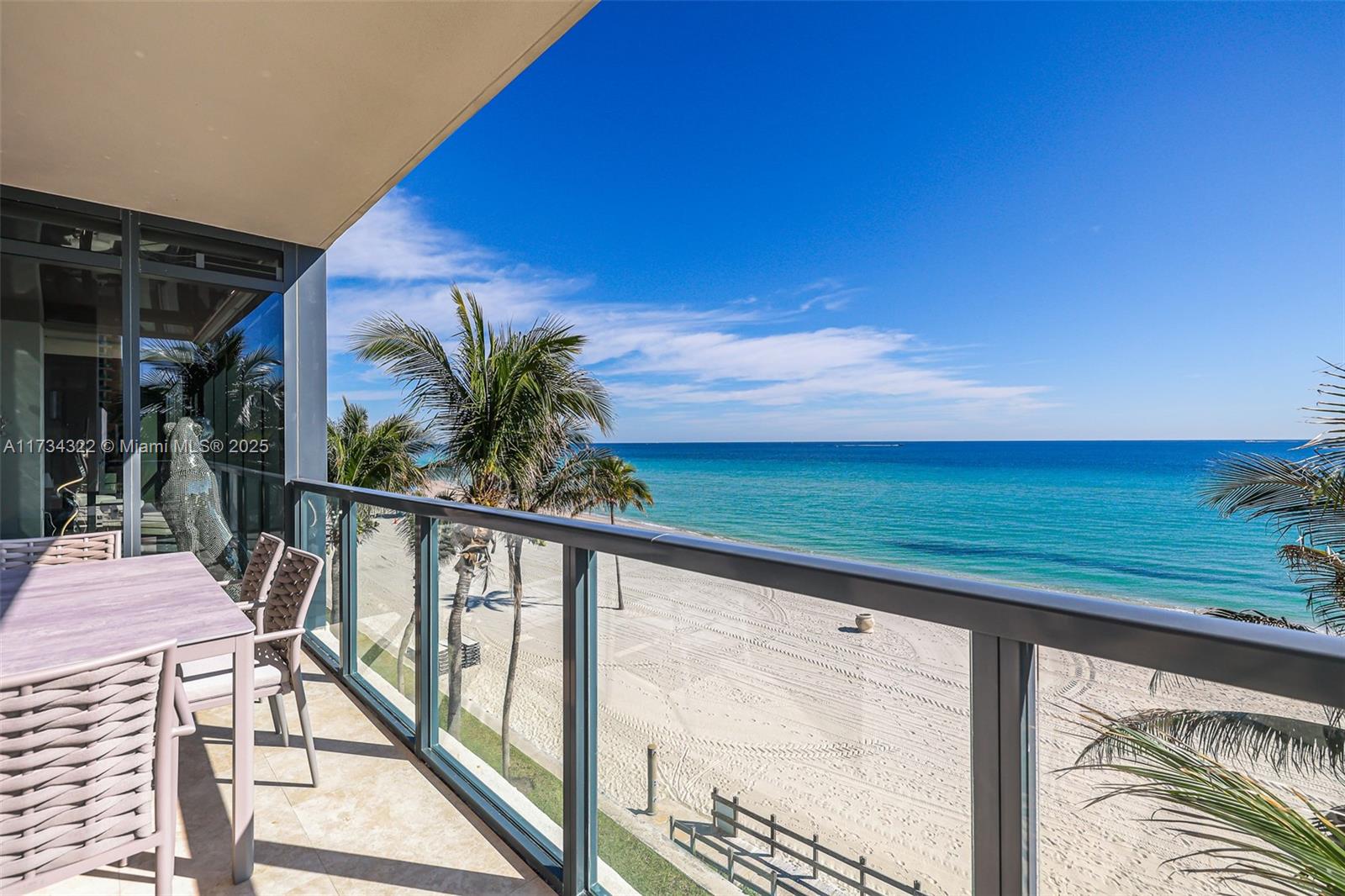 2205 South Surf Road, Unit 4A Hollywood, FL 33019 - Photo 44 of 71 a view of a balcony with potted plants