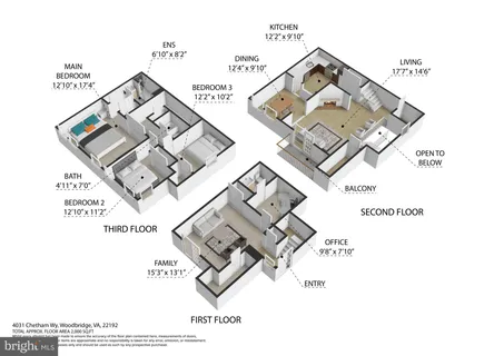 $400,000 | 4031 Chetham Way, Woodbridge, VA 22192