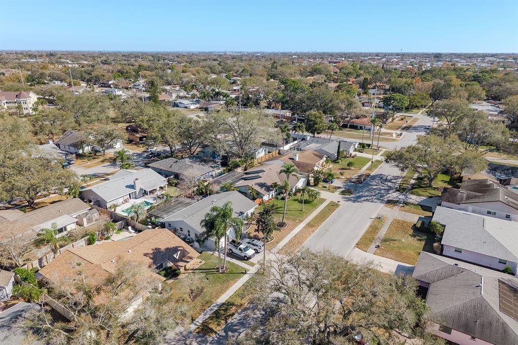 2011 Del-Betmar Road Clearwater, FL 33763 - Photo 47 of 51 an aerial view of residential houses with outdoor space