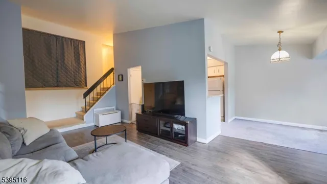 a bedroom with furniture and a bathtub